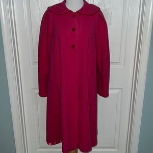 Y2K Vintage Pink Neiman Marcus Helena Coat